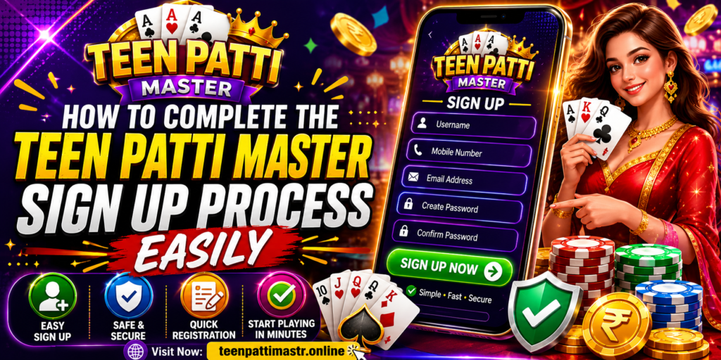 Teen Patti Master Sign Up