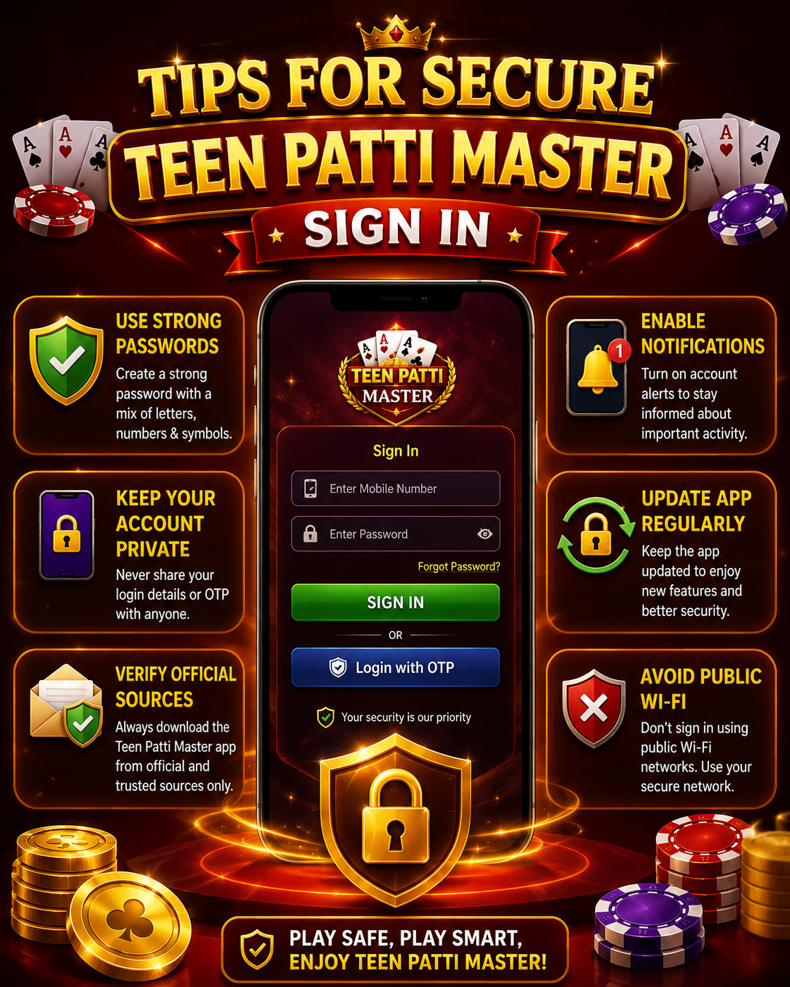 Tips for Secure Teen Patti Master